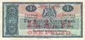 British Linen Bank 1 Pound, 25. 1.1966